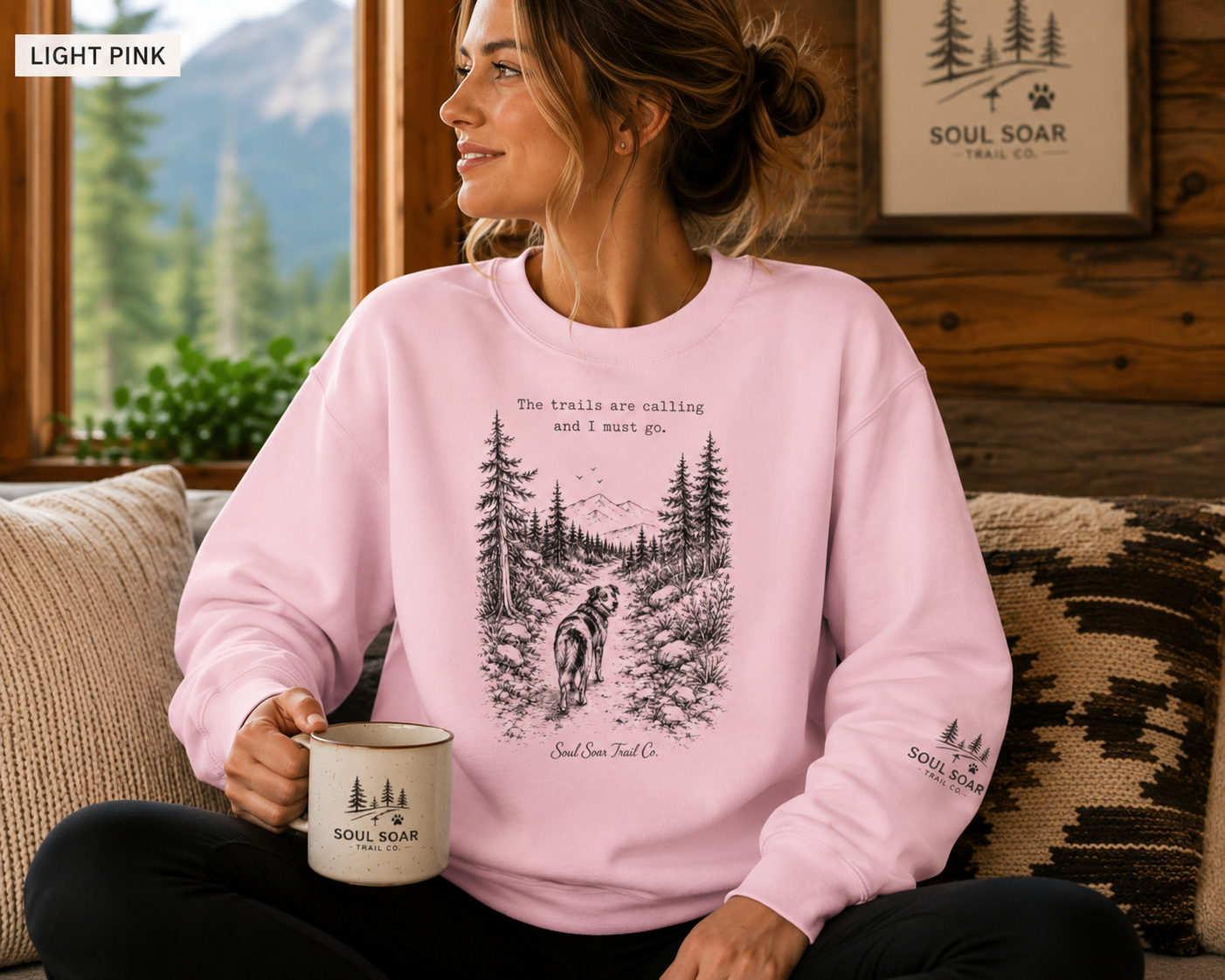 Trails Are Calling Crewneck Sweatshirt