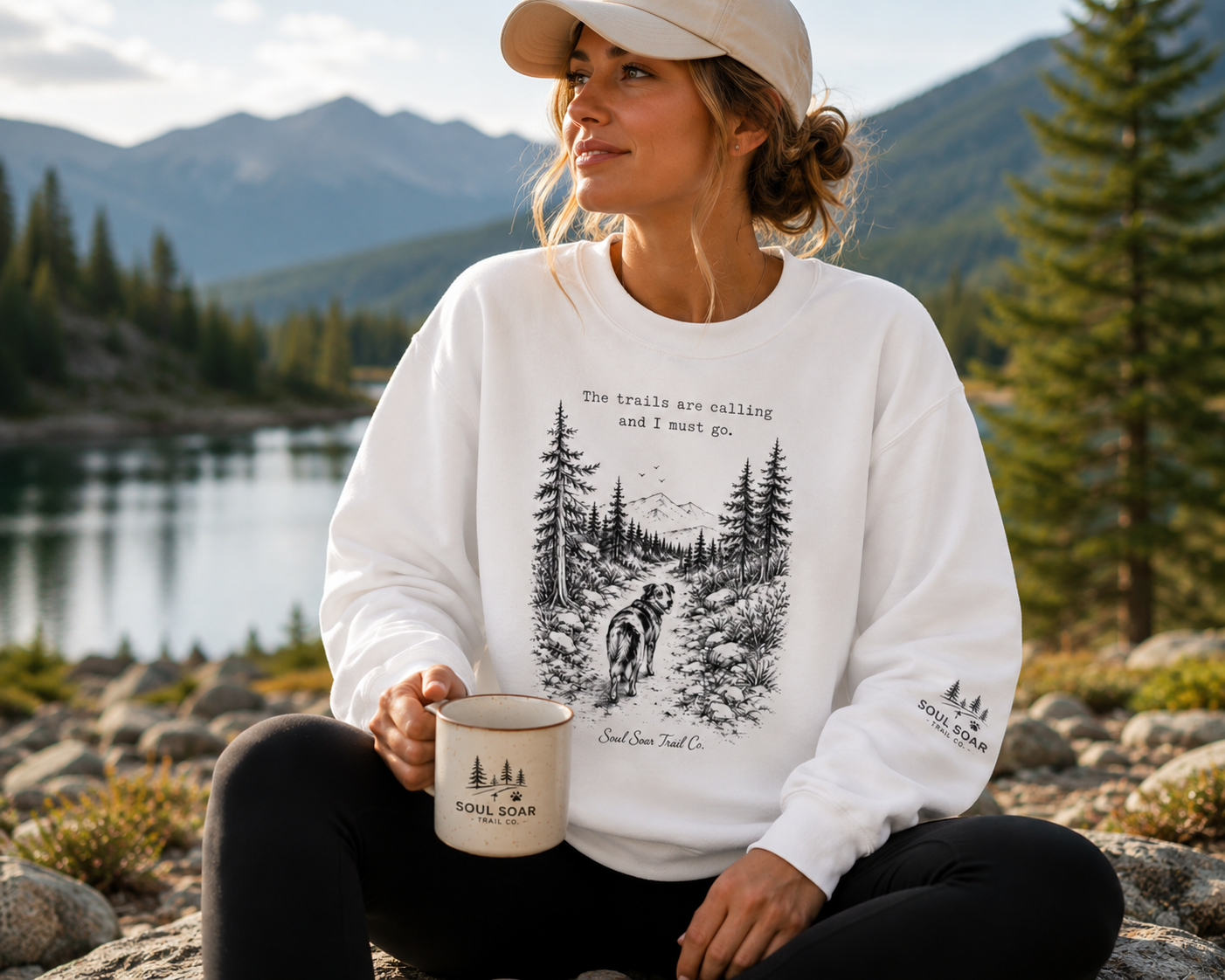 Trails Are Calling Crewneck Sweatshirt